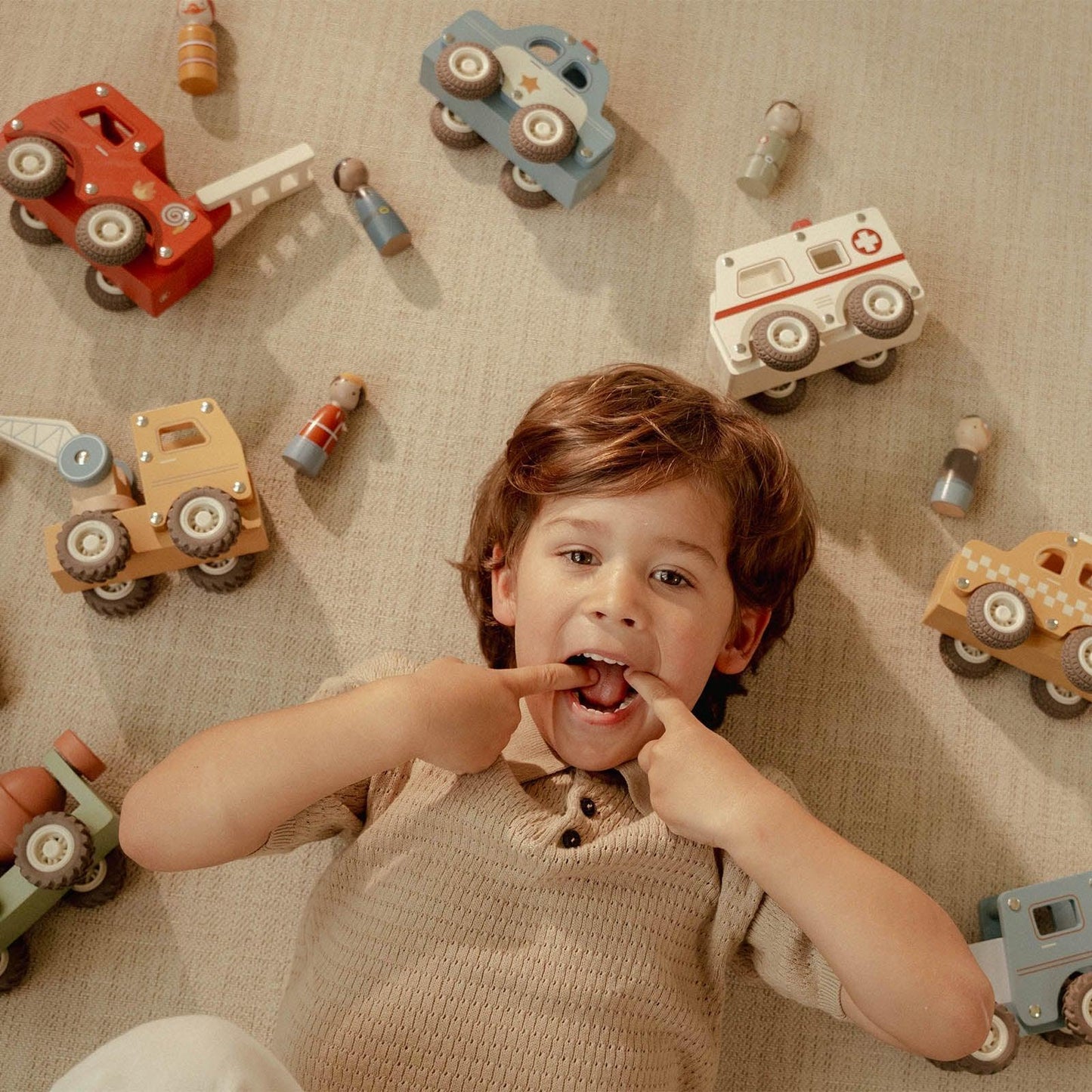 Drive into Action with the Little Dutch Emergency & Business Vehicle Set– Ready for Any Mission