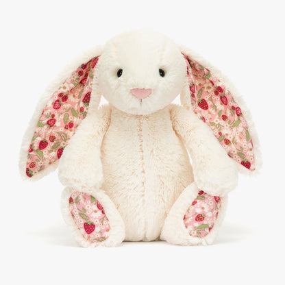 Jellycat Blossom Cream Bunny Plush with Floral Ears and Paws