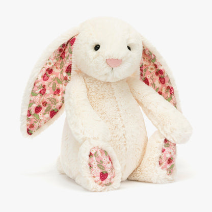 Jellycat Blossom Cream Bunny Plush with Floral Ears and Paws
