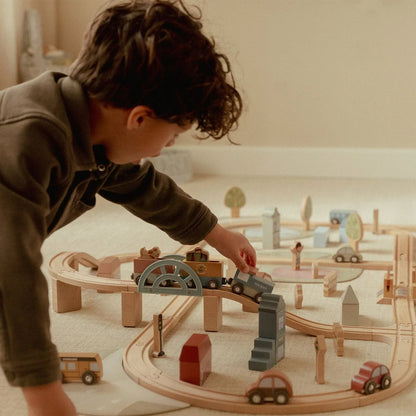 Little Dutch XL Railway Set – Complete with Tracks, Train & Accessories