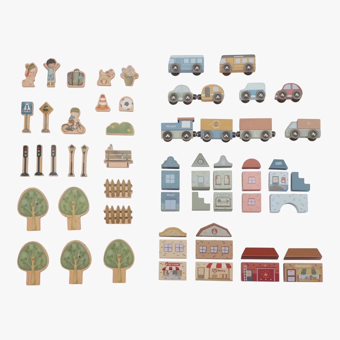 Little Dutch XL Railway Set – Complete with Tracks, Train & Accessories