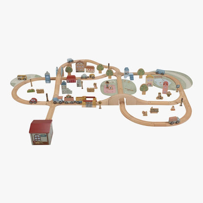 Little Dutch XL Railway Set – Complete with Tracks, Train & Accessories