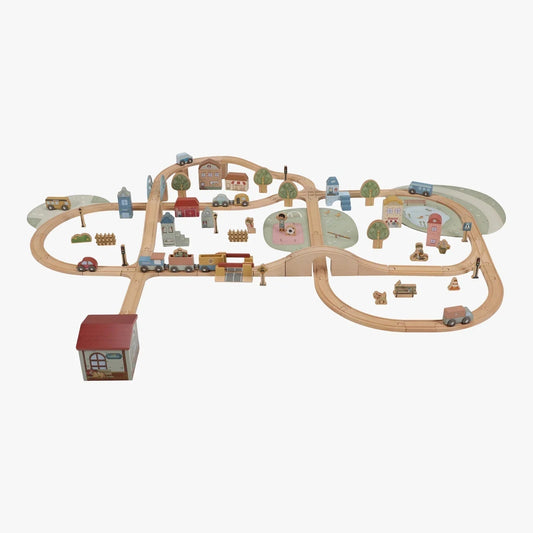 Little Dutch XL Railway Set – Complete with Tracks, Train & Accessories