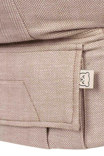 Sand-Colored Premium Linen Carrier for Toddlers